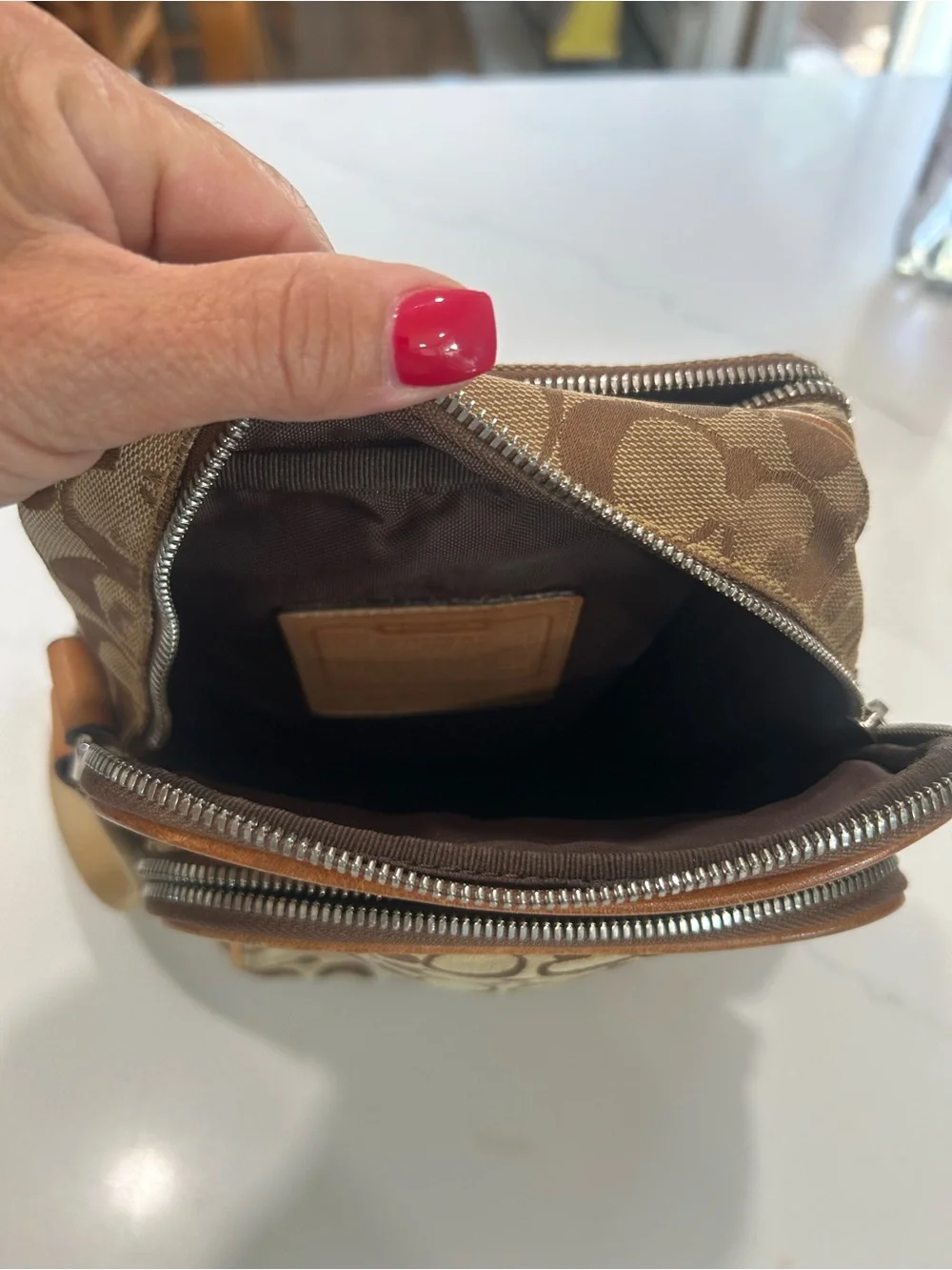 Coach compact crossbody